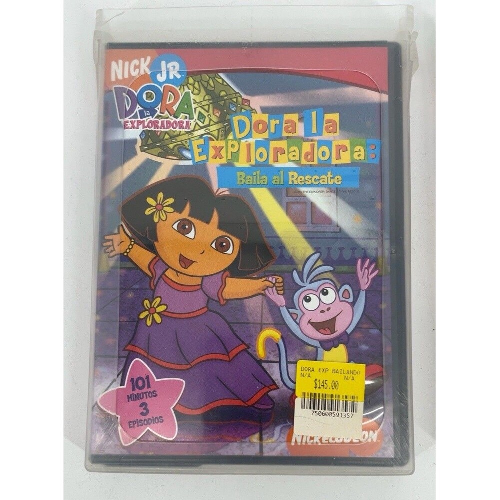 NEW Sealed Dora La Exploradora Baila al Rescate DVD Español Nick Jr 2006